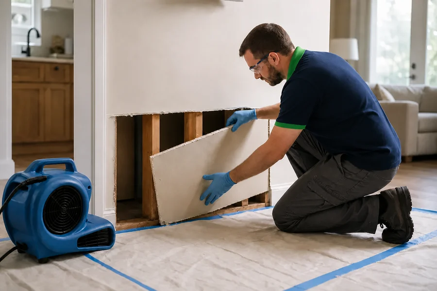 Water Damage Restoration Repair service